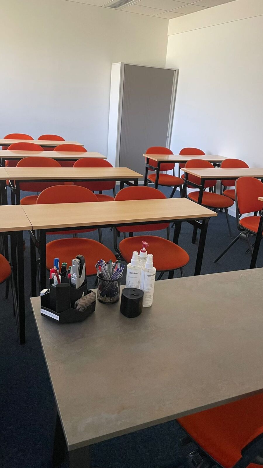 Salle de cours équipée du centre de formation transport